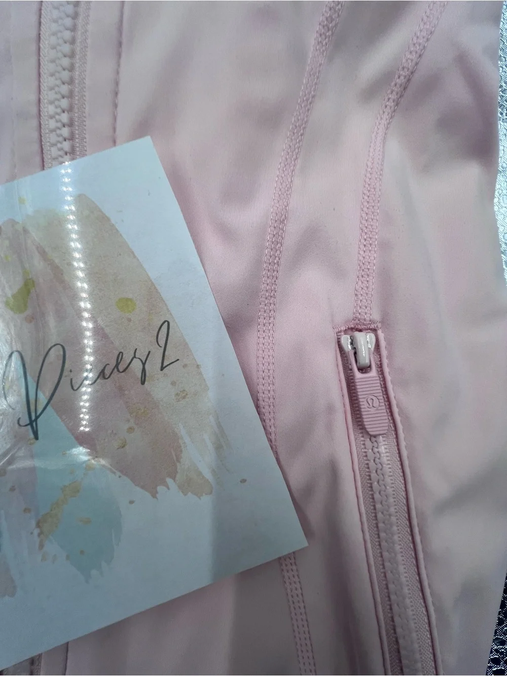 Lululemon Milk Pink 3 Piece: Bra, Jacket, Leggings